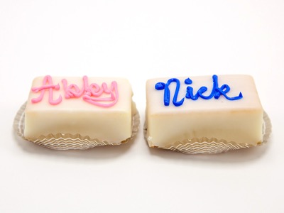 Petit Fours, Rectangle, Personalized