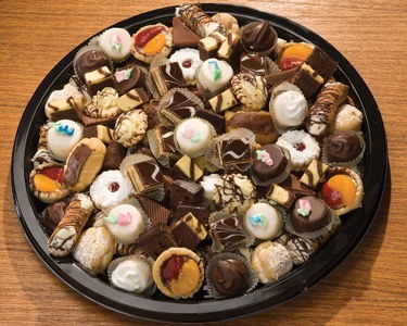 Variety Tray, 3 lb assort Mini Desserts (Approximately 40 Pieces)